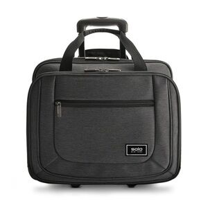 Solo NY BRYANT ROLLING CASE Black Rolling Laptop Bag NWT